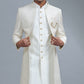 Ivory 3 piece Indo-western set