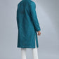 Teal Sequin Kurta Set