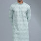 Mint Green Sequin Embroidered Kurta Set