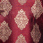 Royal Red and Gold Print Nehru Jacket