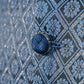 Sapphire Blue Flower Pattern Nehru Jacket