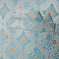 Blue Patterned Nehru Jacket