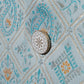 Blue Patterned Nehru Jacket
