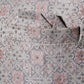 Pink Self-Pattern Print Nehru Jacket