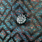 Teal Printed Nehru Jacket