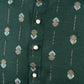 Forest Green Palm Print Kurta Set