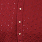 Cherry Red Chikankari Embroidered Kurta Set