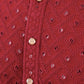 Cherry Red Chikankari Embroidered Kurta Set