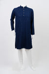 Navy Blue Chikankari Embroidered Kurta Set