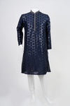 Navy Blue Sequence Embroidered Kurta Set