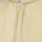 Yellow Jacquard Kurta Set