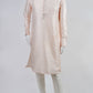 Peachy-Pink Kurta with Motifs