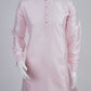 Pink plain Kurta Set