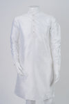White plain Kurta Set