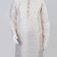 Cream Designed Kurta Set