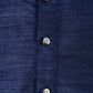 Navy Blue Plain Kurta Set