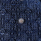 Navy Blue Patterned Velvet Sherwani