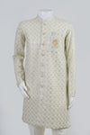 Light Green Embroidered Sherwani