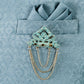 Mint Green Patterned Indo-Western Set