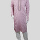 Purple Mirror-work Kurta Set