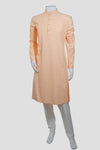 Peach Printed Kurta set