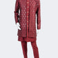 Maroon 3 Piece Indo-Western Set